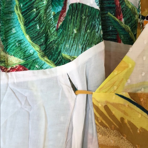 FARM Rio AZALEA FOREST WRAP DRESS🌴 - Picture 5 of 7